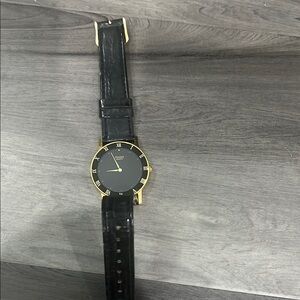 Pulsar Women's Black and Gold Watch
